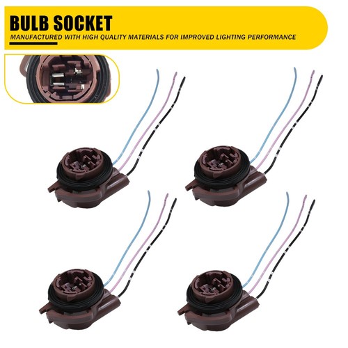 4pcs 3157 4157 - bulb, pig